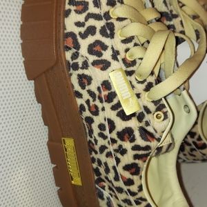 Women's Puma Leopard Mayze Platform Shoes-Brand New
